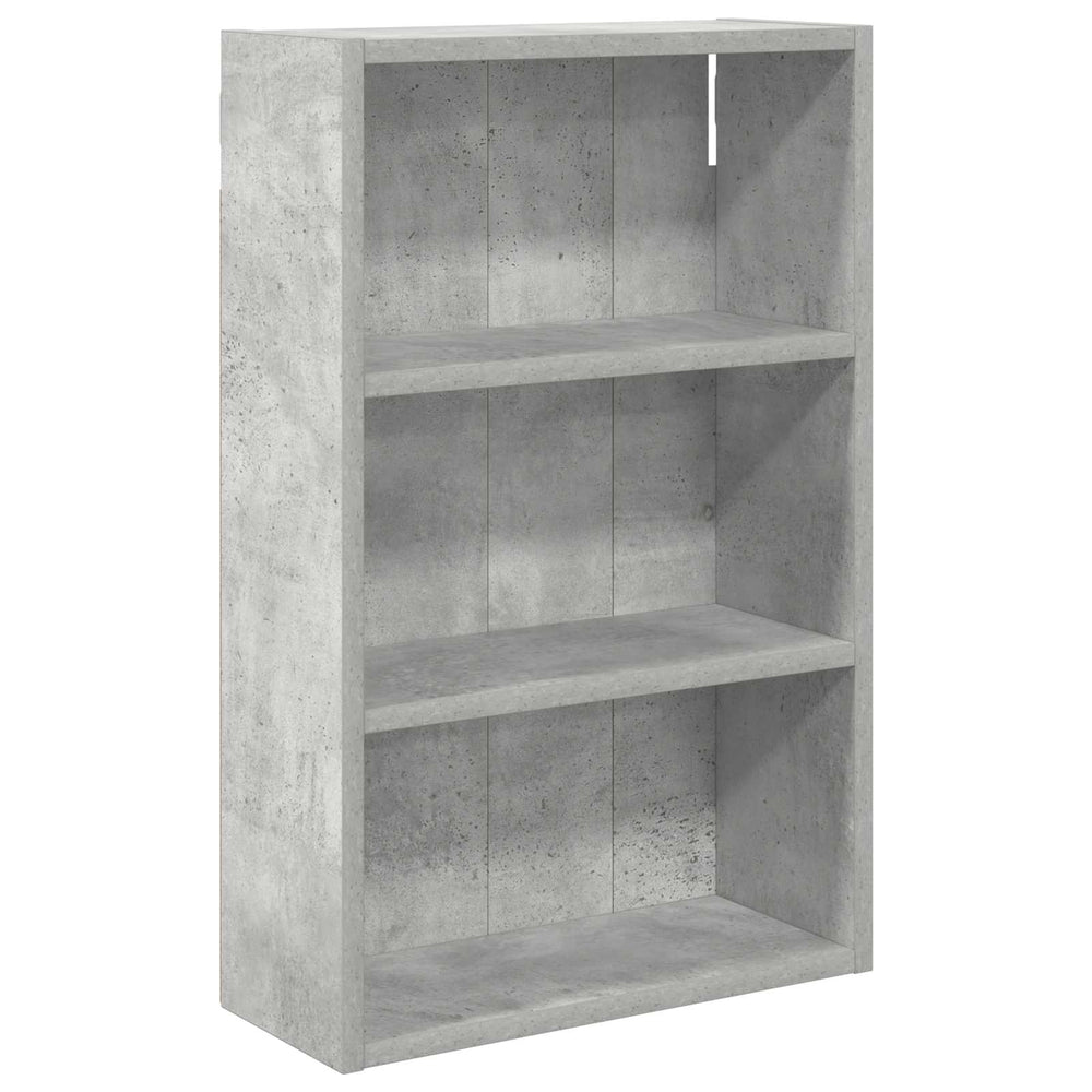 Betongrauer Hänge-Badezimmerschrank mit Regal