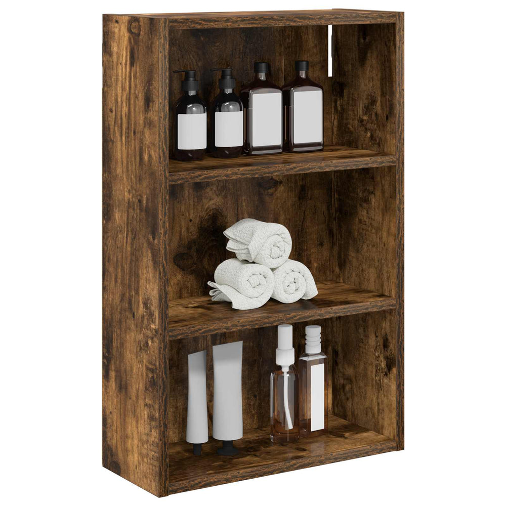 Badezimmer Wandschrank Geräucherte Eiche 40 cm