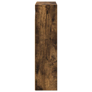 vidaXL Armoire murale de salle de bain chêne fumé 40 x 16 x 62,5 cm