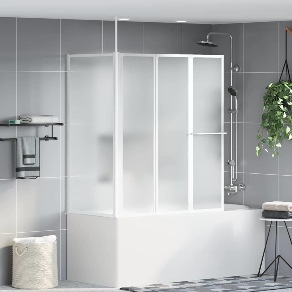 Matte Badewannenabtrennung 120x70x137cm