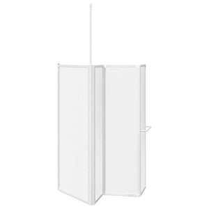 Matte Badewannenabtrennung 120x70x137cm