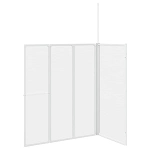 Matte Badewannenabtrennung 120x70x137cm