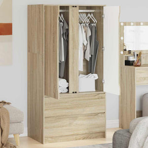 Kleiderschrank Sonoma Eiche, 79,5 cm
