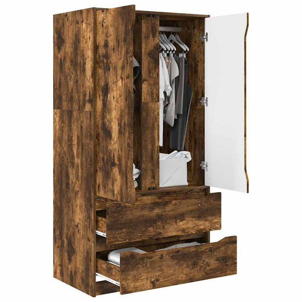 Kleiderschrank Geräucherte Eiche 79,5x49x156 cm