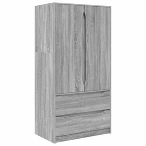 vidaXL Armoire Sonoma Gris 79,5 x 49 x 156 cm Aggloméré