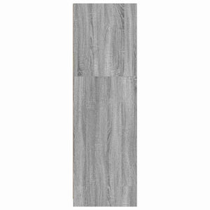 vidaXL Armoire Sonoma Gris 79,5 x 49 x 156 cm Aggloméré