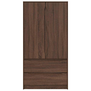 Kleiderschrank Braun Eichen-Optik 79,5x49x156cm