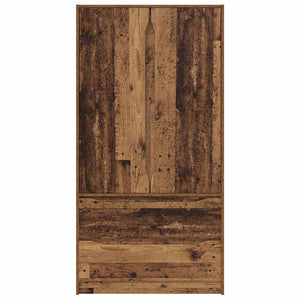 vidaXL Armoire avec porte en bois de récupération 79,5 x 49 x 156 cm Bois d'ingénierie