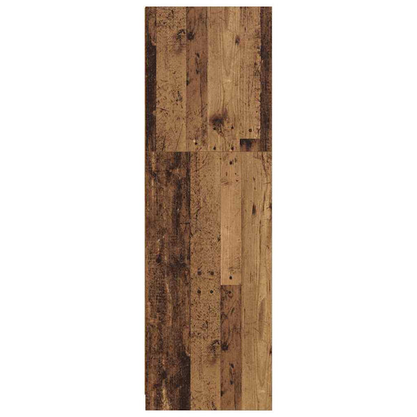 vidaXL Armoire avec porte en bois de récupération 79,5 x 49 x 156 cm Bois d'ingénierie