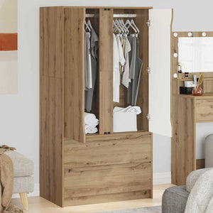 Kleiderschrank Artisan Eiche 79,5x49x156cm