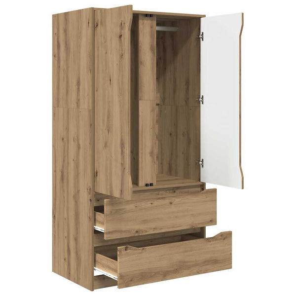 Kleiderschrank Artisan Eiche 79,5x49x156cm