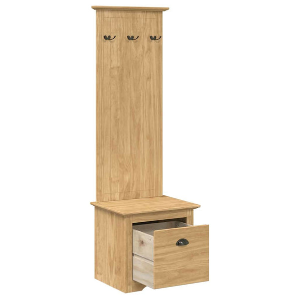 Flurschrank BODO Honigbraun Holzwerkstoff