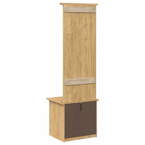Flurschrank BODO Honigbraun Holzwerkstoff