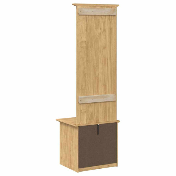 Flurschrank BODO Honigbraun Holzwerkstoff