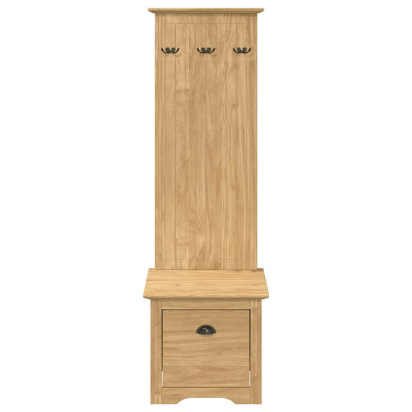 Flurschrank BODO Honigbraun Holzwerkstoff