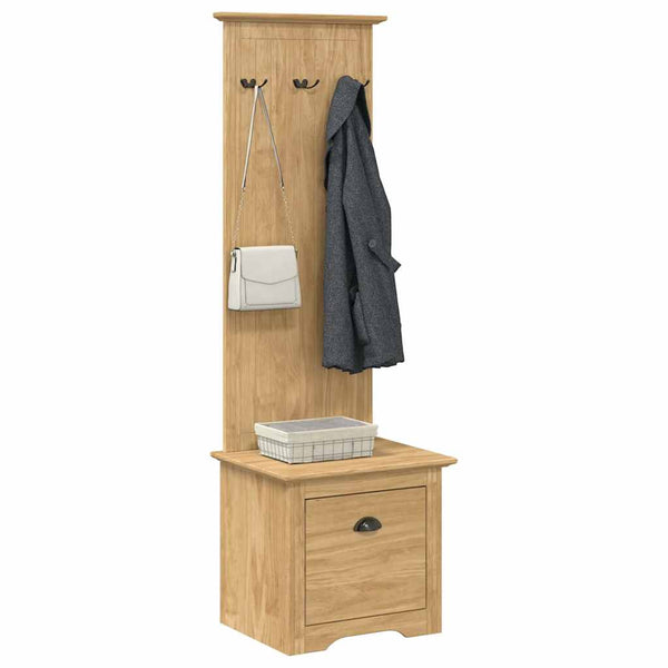 Flurschrank BODO Honigbraun Holzwerkstoff