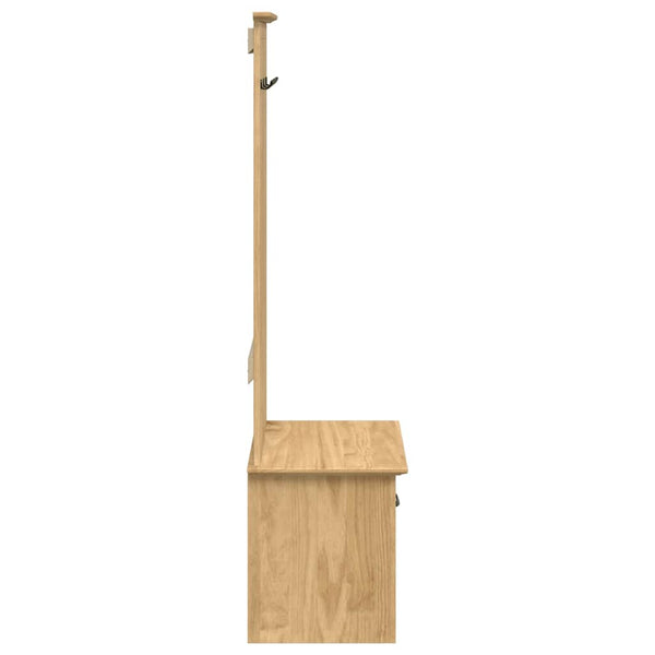 Flurschrank BODO Honigbraun Holzwerkstoff