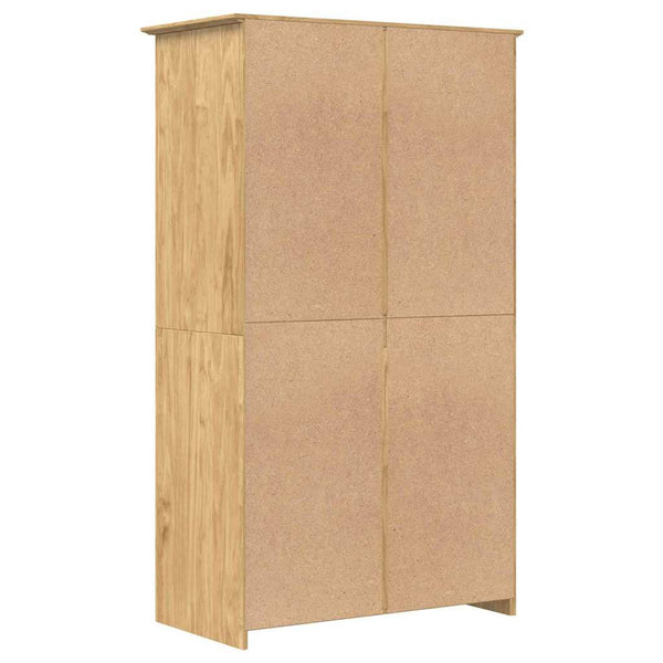 vidaXL Armoire BODO marron miel 53,5 x 99 x 173 cm bois d'ingénierie