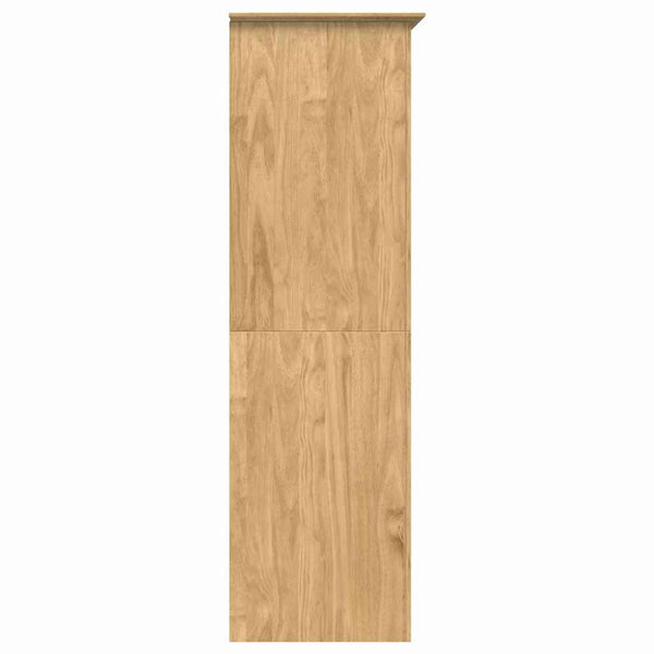 vidaXL Armoire BODO marron miel 53,5 x 99 x 173 cm bois d'ingénierie