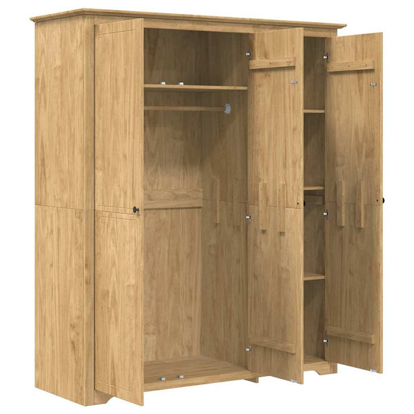 Kleiderschrank BODO Honigbraun 146 cm