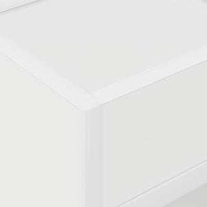 Weiße Beistelltische, 2er Set
