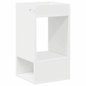 Weiße Beistelltische, 2er Set