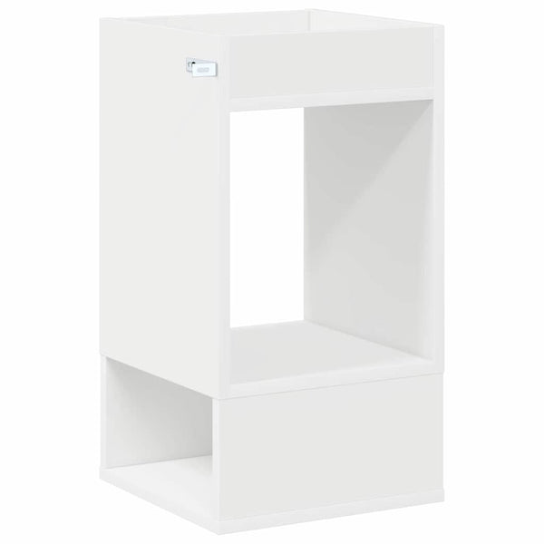 Weiße Beistelltische, 2er Set