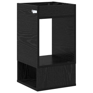 Beistelltisch 2er Set Schwarz Eiche