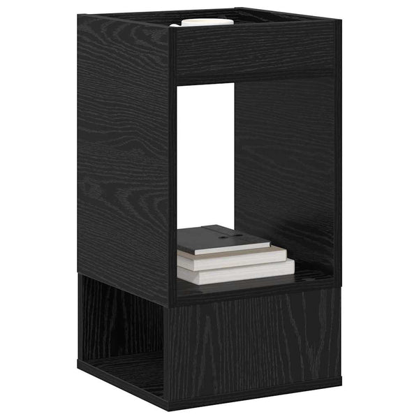 Beistelltisch 2er Set Schwarz Eiche