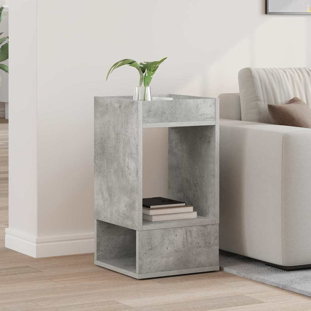 Beistelltisch Beton Grau 30x30x56cm
