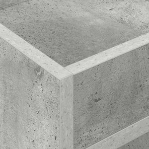 Beistelltisch 2er-Set, Betongrau, 30x56 cm
