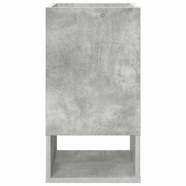 Beistelltisch 2er-Set, Betongrau, 30x56 cm