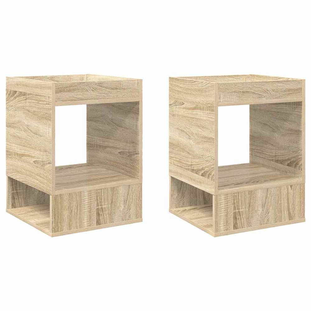 Sonoma Eiche Beistelltisch 2er Set