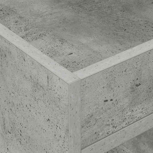 Beistelltisch 2er-Set Beton Grau