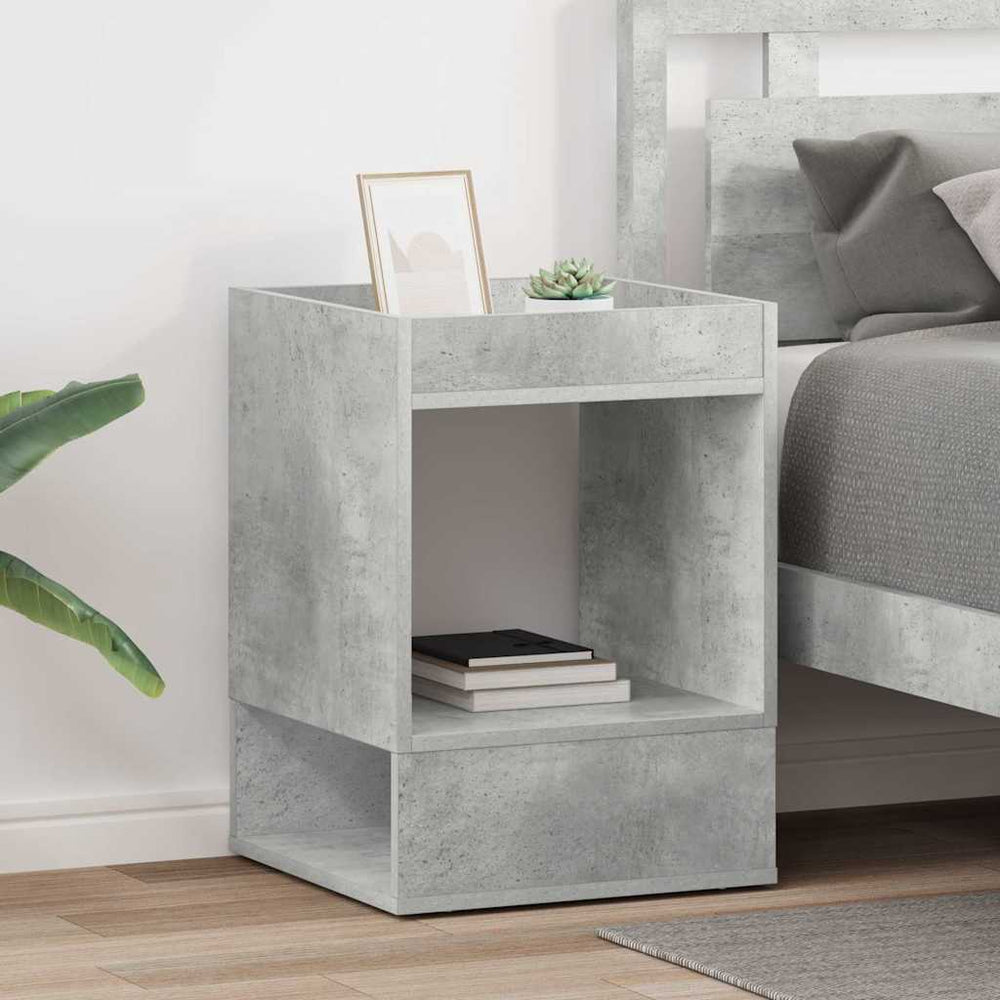 Beistelltisch 2er-Set Beton Grau