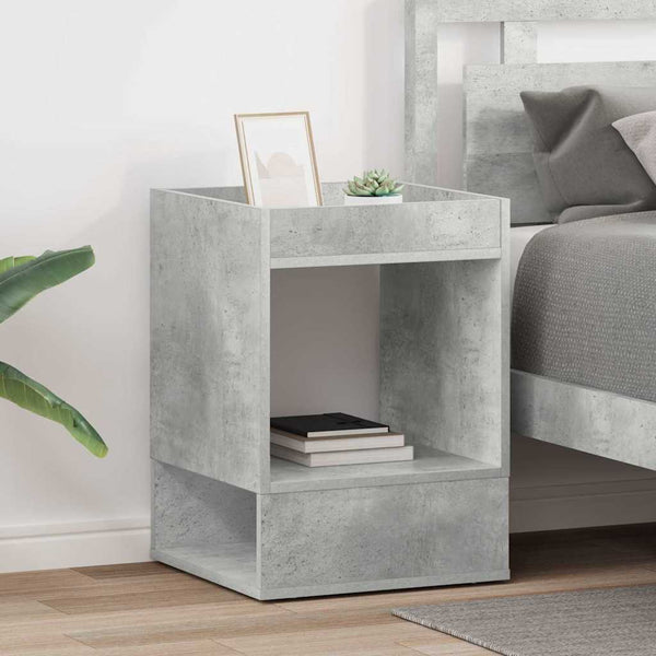 Beistelltisch 2er-Set Beton Grau