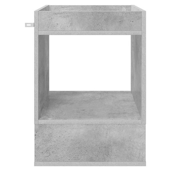 Beistelltisch 2er-Set Beton Grau