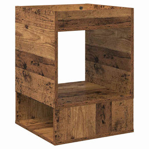 Beistelltisch 2er-Set Altholz 40x40x56cm