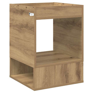Beistelltisch 2er Set Eiche 40x40x56 cm