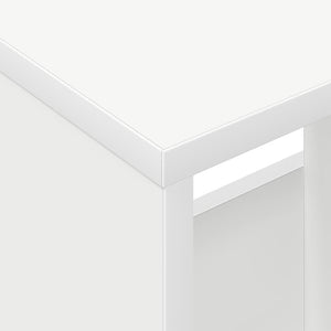 Weißes Magazinregal 102x30x45 cm