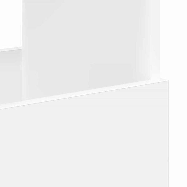 Weißes Magazinregal 102x30x45 cm