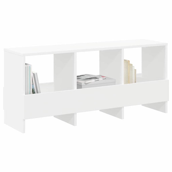 Weißes Magazinregal 102x30x45 cm