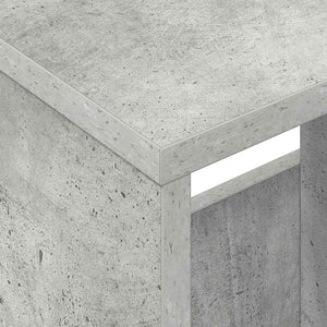 Magazinregal Beton Grau 102x30x45cm
