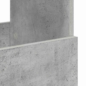 Magazinregal Beton Grau 102x30x45cm