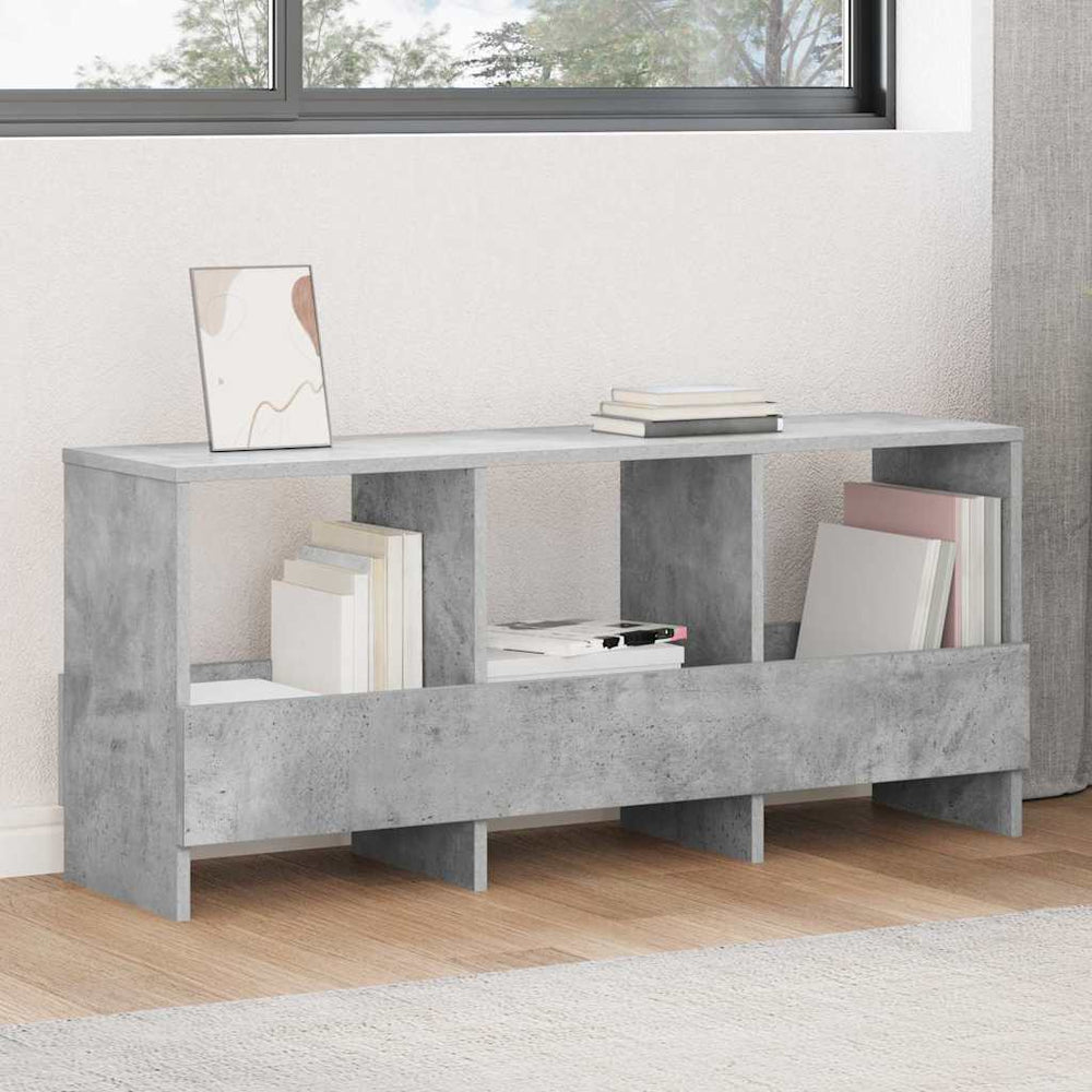 Magazinregal Beton Grau 102x30x45cm
