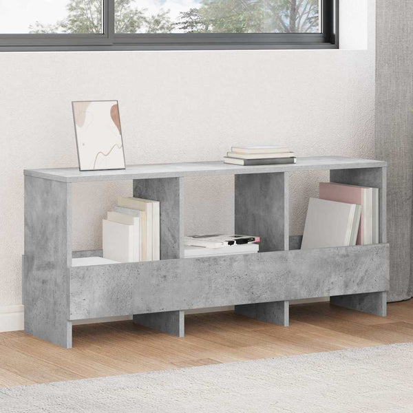 Magazinregal Beton Grau 102x30x45cm