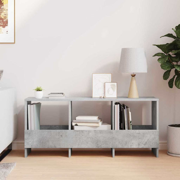 Magazinregal Beton Grau 102x30x45cm