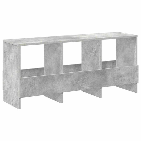 Magazinregal Beton Grau 102x30x45cm