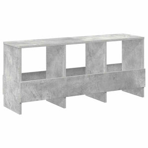 Magazinregal Beton Grau 102x30x45cm
