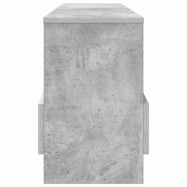 Magazinregal Beton Grau 102x30x45cm